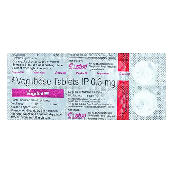Vogdial 0.3 Tablet 10's, Pack of 10 TabletS