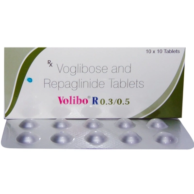 Volibo R 0.3/0.5 Tablet 10's, Pack of 10 TabletS