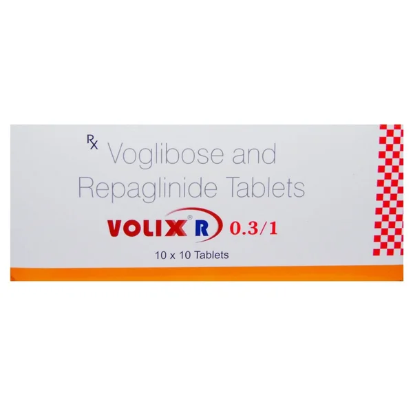 Volix R 0.3/1mg Tablet 10's, Pack of 10