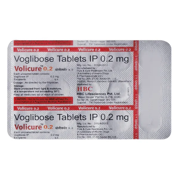 Volicure 0.2 Tablet 15's