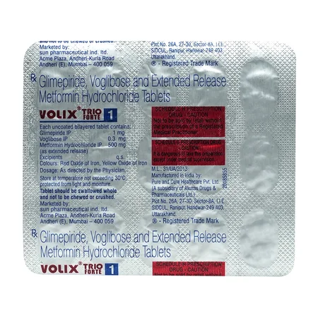 Volix Trio Forte 1 Tablet 15's