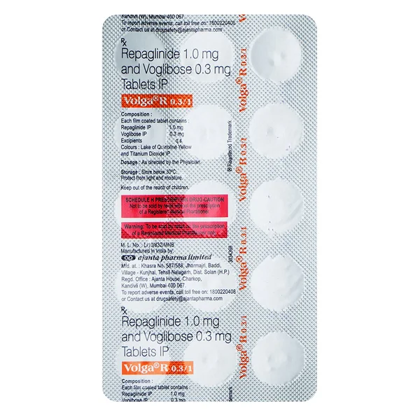 Volga R Tablet 15's, Pack of 15