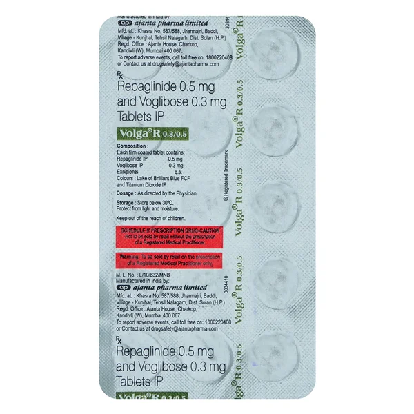 Volga R 0.3 mg/0.5 mg Tablet 15's