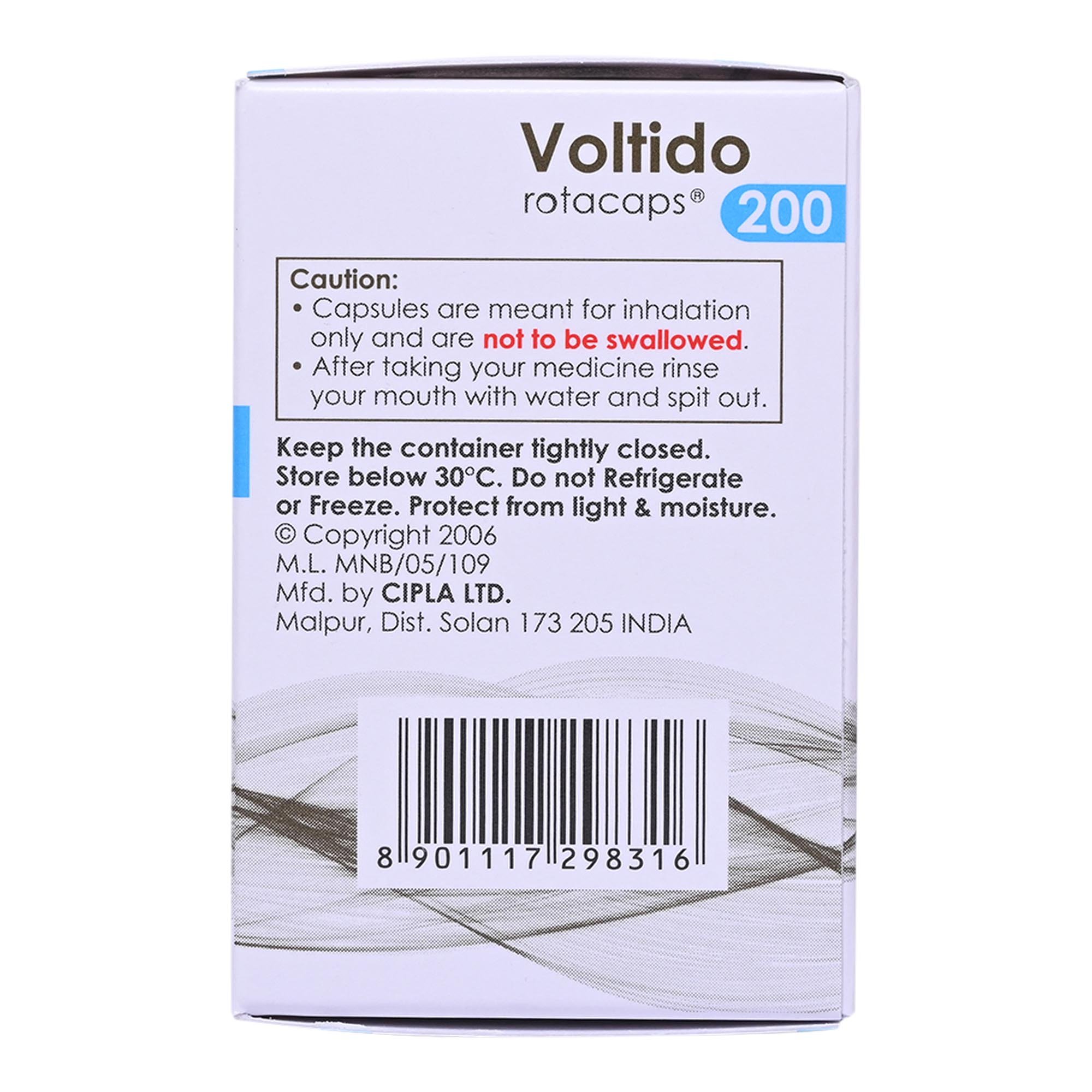 Voltido 200 Rotacaps 30's, Pack of 1 Rotacap Voltido 200 Rotacaps 30's, Pack of 1 Rotacap