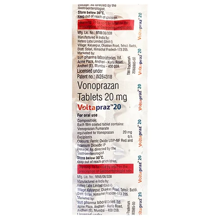 Voltapraz 20 mg Tablet 10's