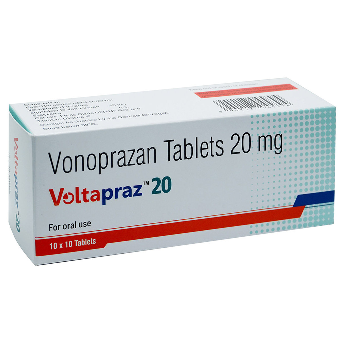 Voltapraz 20 mg Tablet 10's, Pack of 10 TabletS Voltapraz 20 mg Tablet 10's, Pack of 10 TabletS