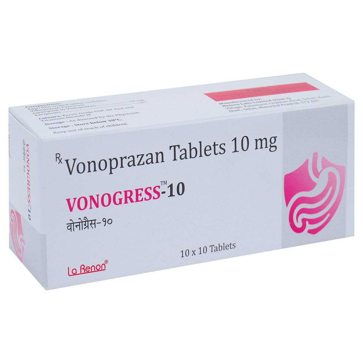 Vonogress-10 Tablet 10's, Pack of 10 TABLETS Vonogress-10 Tablet 10's, Pack of 10 TABLETS
