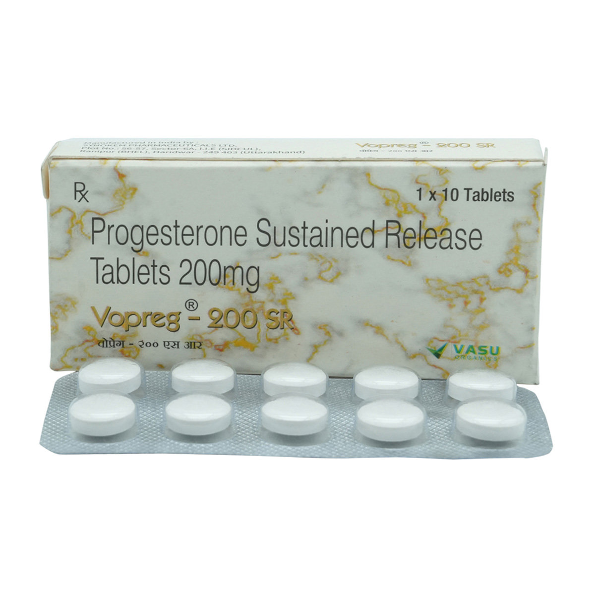 Vopreg 200 SR Tablet 10's, Pack of 10 TabletS Vopreg 200 SR Tablet 10's, Pack of 10 TabletS