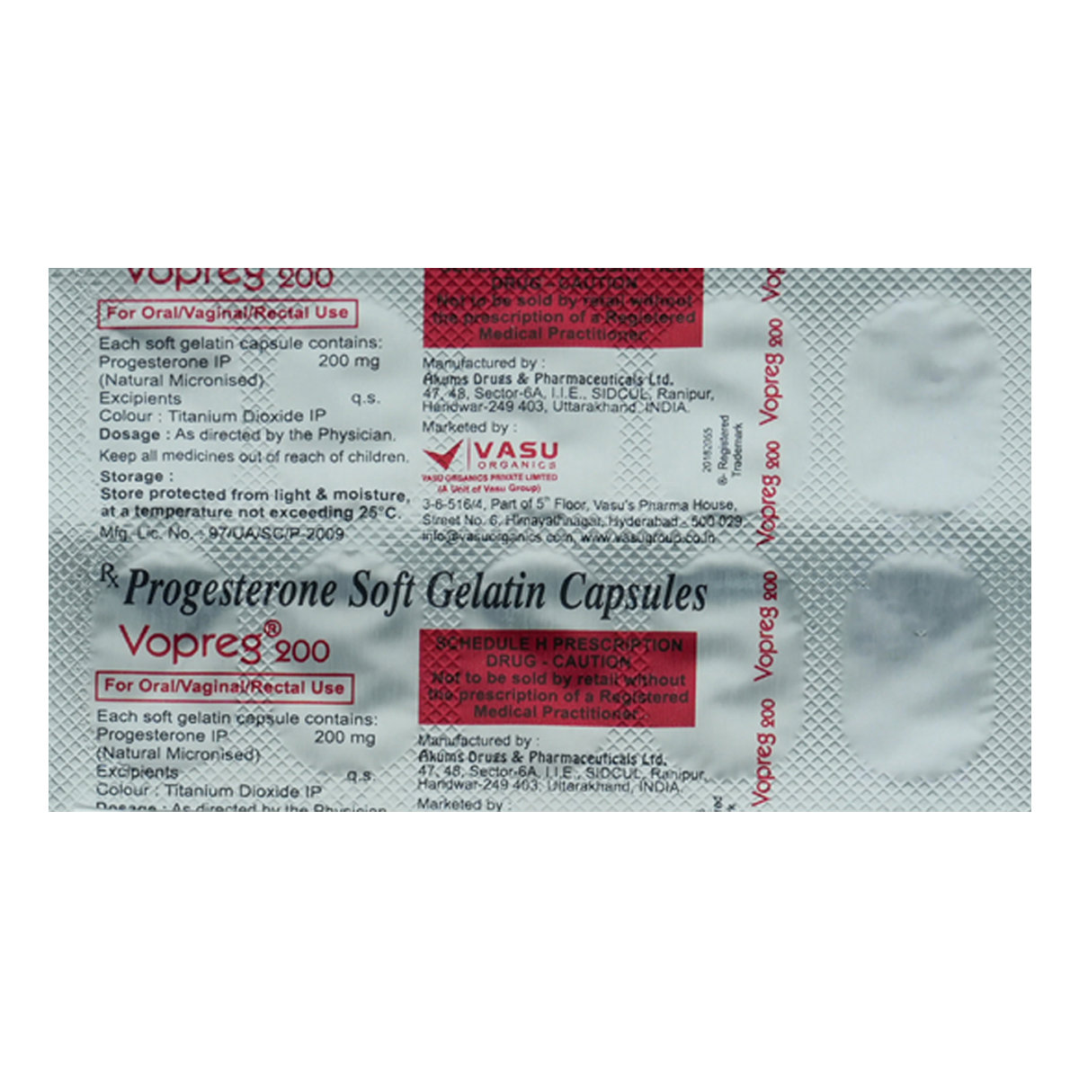 Vopreg 200 Softgel Capsule 10's, Pack of 10 SoftgelsS Vopreg 200 Softgel Capsule 10's, Pack of 10 SoftgelsS