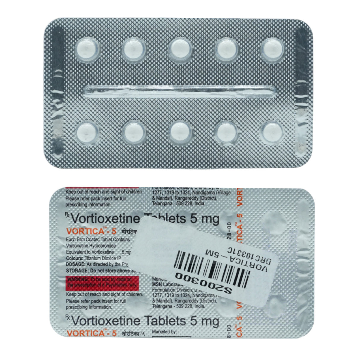 Vortica-5 Tablet 10's, Pack of 10 TabletS Vortica-5 Tablet 10's, Pack of 10 TabletS