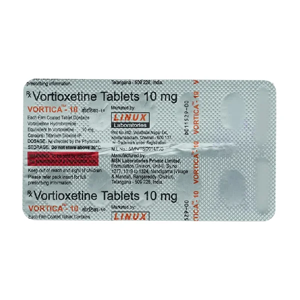 Vortica-10 Tablet 10's, Pack of 10 TabletS