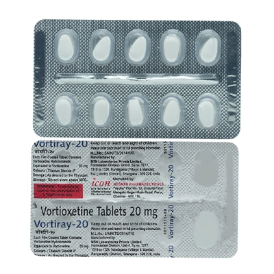 Vortiray-20 Tablet 10's, Pack of 10 TabletS