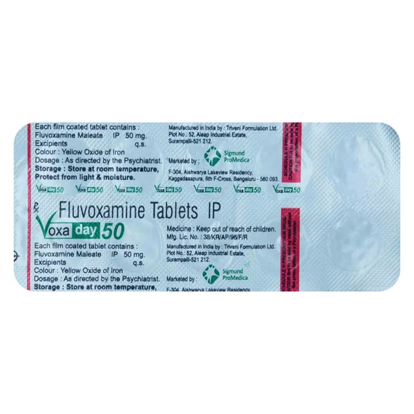 Voxaday 50 mg Tablet 10's, Pack of 10 TABLETS