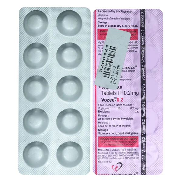 Vozee-0.2 Tablet 10's