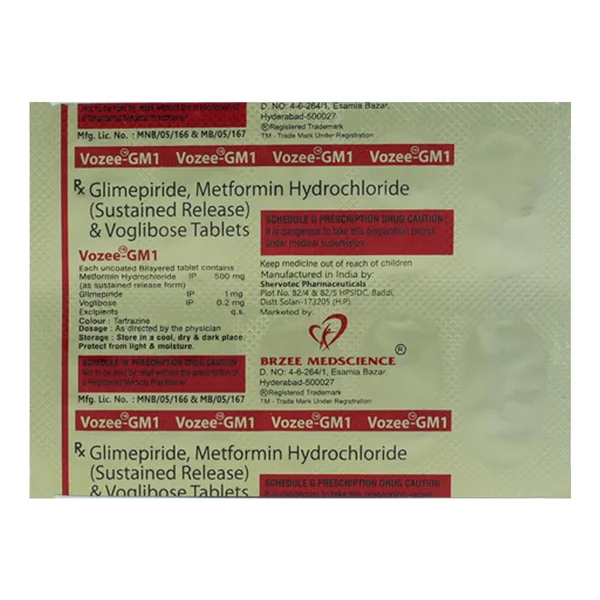 Vozee-GM 1 Tablet 10's