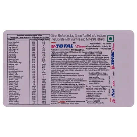V-Total Women Tablet 10's