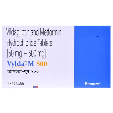 Vylda-M 500 Tablet 10's