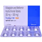 Vylda-M 500 Tablet 10's, Pack of 10 TABLETS