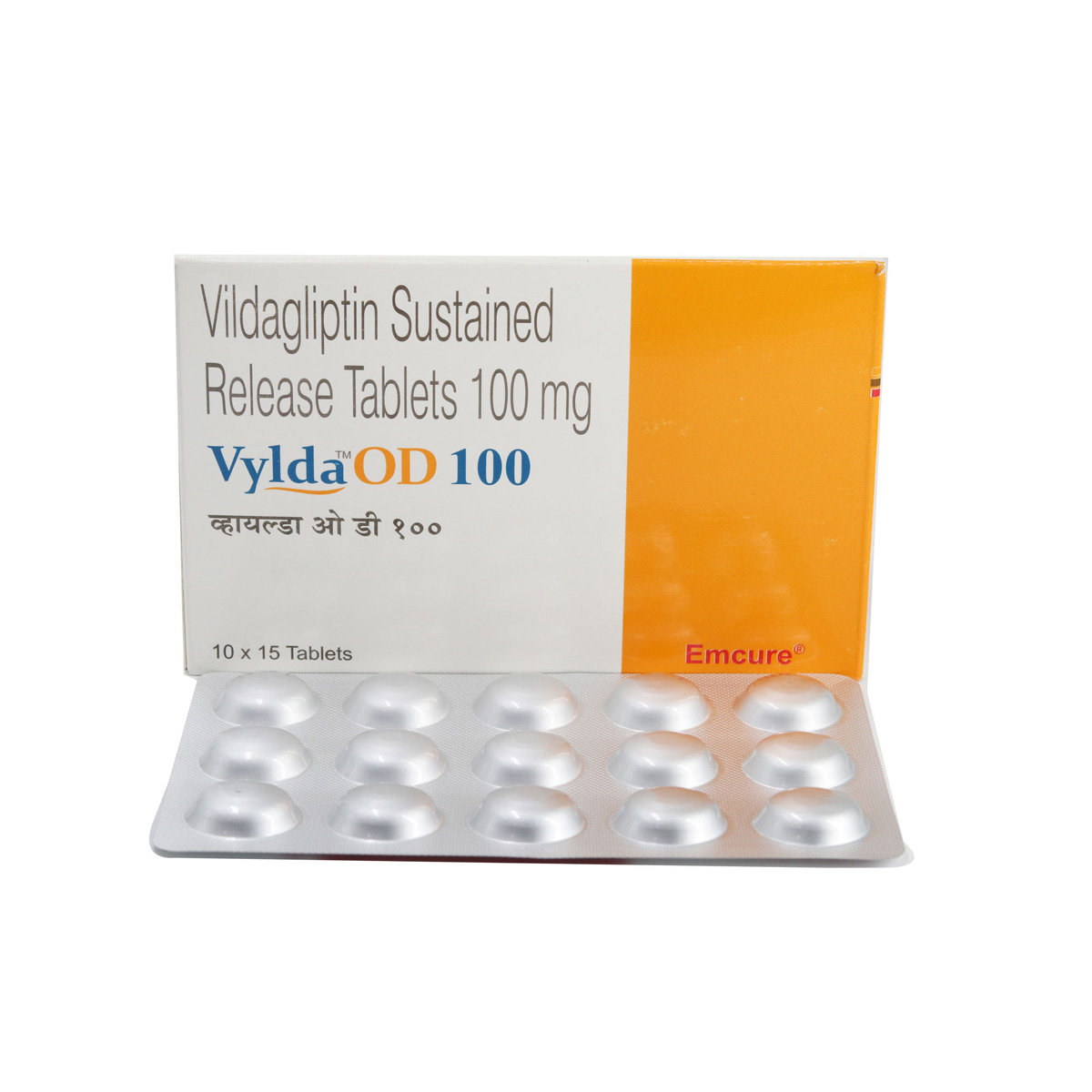 Vylda OD 100 Tablet 15's, Pack of 15 TabletS Vylda OD 100 Tablet 15's, Pack of 15 TabletS