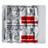 Vysov-M 50 mg/850 mg Tablet 15's, Pack of 15 TabletS