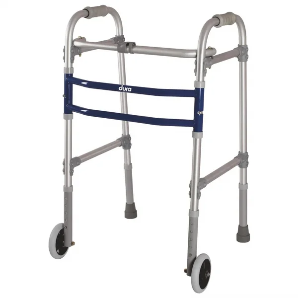 Vissco Walker With Wheel Dura Max, 1 Count, Pack of 1