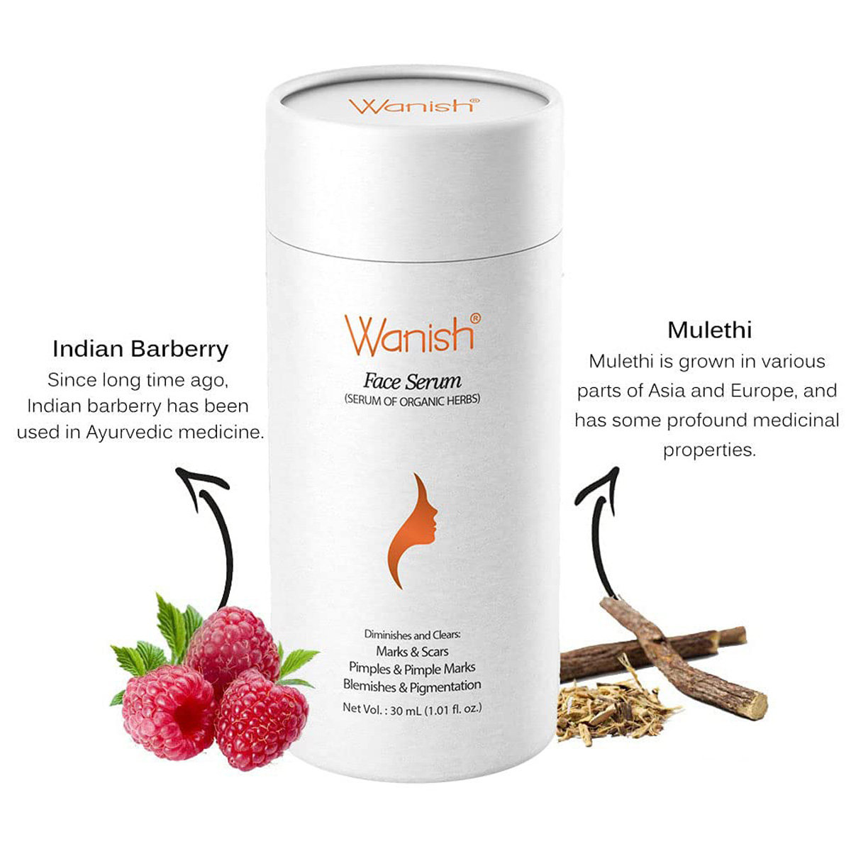 Wanish Face Serum, 30 ml, Pack of 1 Wanish Face Serum, 30 ml, Pack of 1