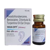 Wax-Off (Advance) Ear Drops 10ml, Pack of 1 Drops