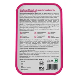 Wellbeing Nutrition Melts Into Vital Omega Frozen Strawberry Mint Flavour, 30 Strips, Pack of 1