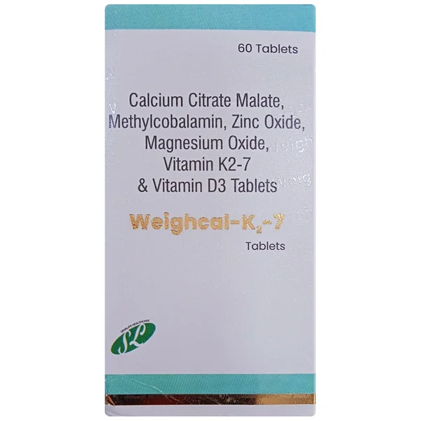 Weighcal K2-7 Tablet 60's