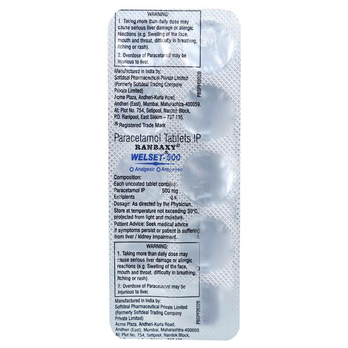 Welset 500 mg Tablet 10's, Pack of 10 TABLETS Welset 500 mg Tablet 10's, Pack of 10 TABLETS