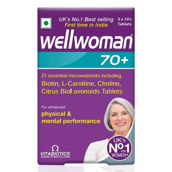 Wellwoman 70+ Tablet 10's, Pack of 10