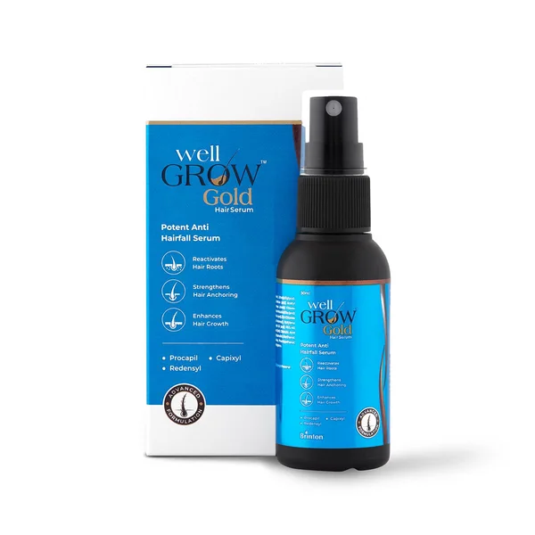 Well Grow Gold Hair Serum 30 ml, Pack of 1
