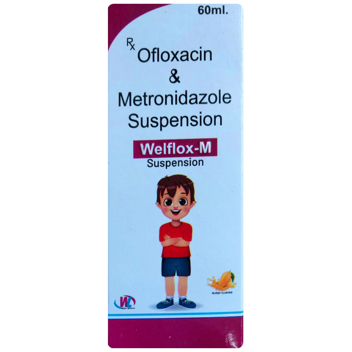 Buy Welflox-M Mango Flavour Oral Suspension 60 ml Online