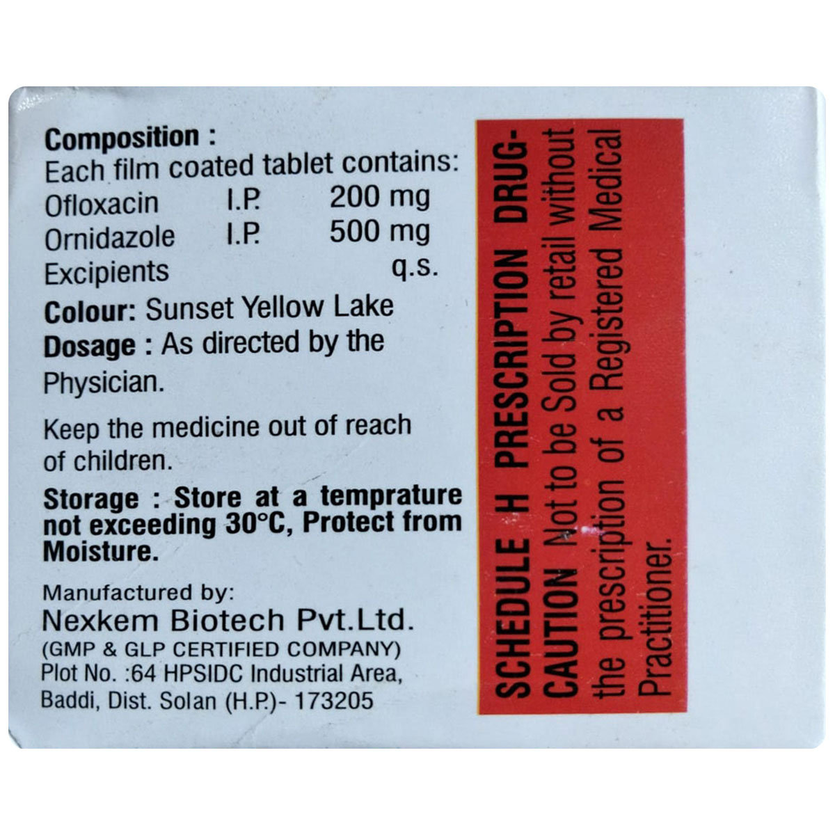 Welflox-OZ Tablet 10's, Pack of 10 Welflox-OZ Tablet 10's, Pack of 10