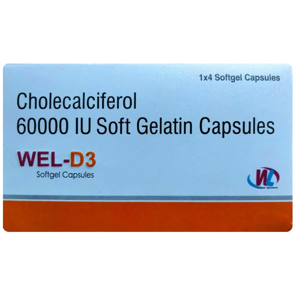 Wel-D3 Softgel Capsule 4's