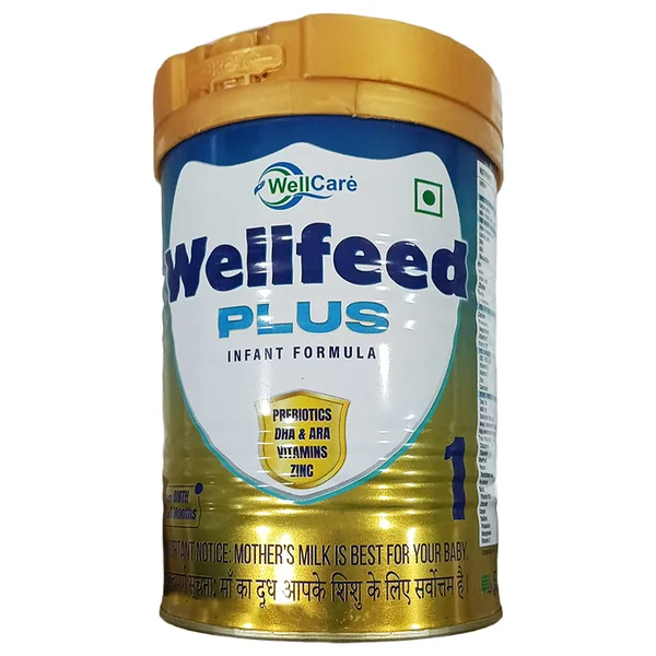 Wellfeed Plus Infant Formula Stage-1 Powder, 400 gm Tin