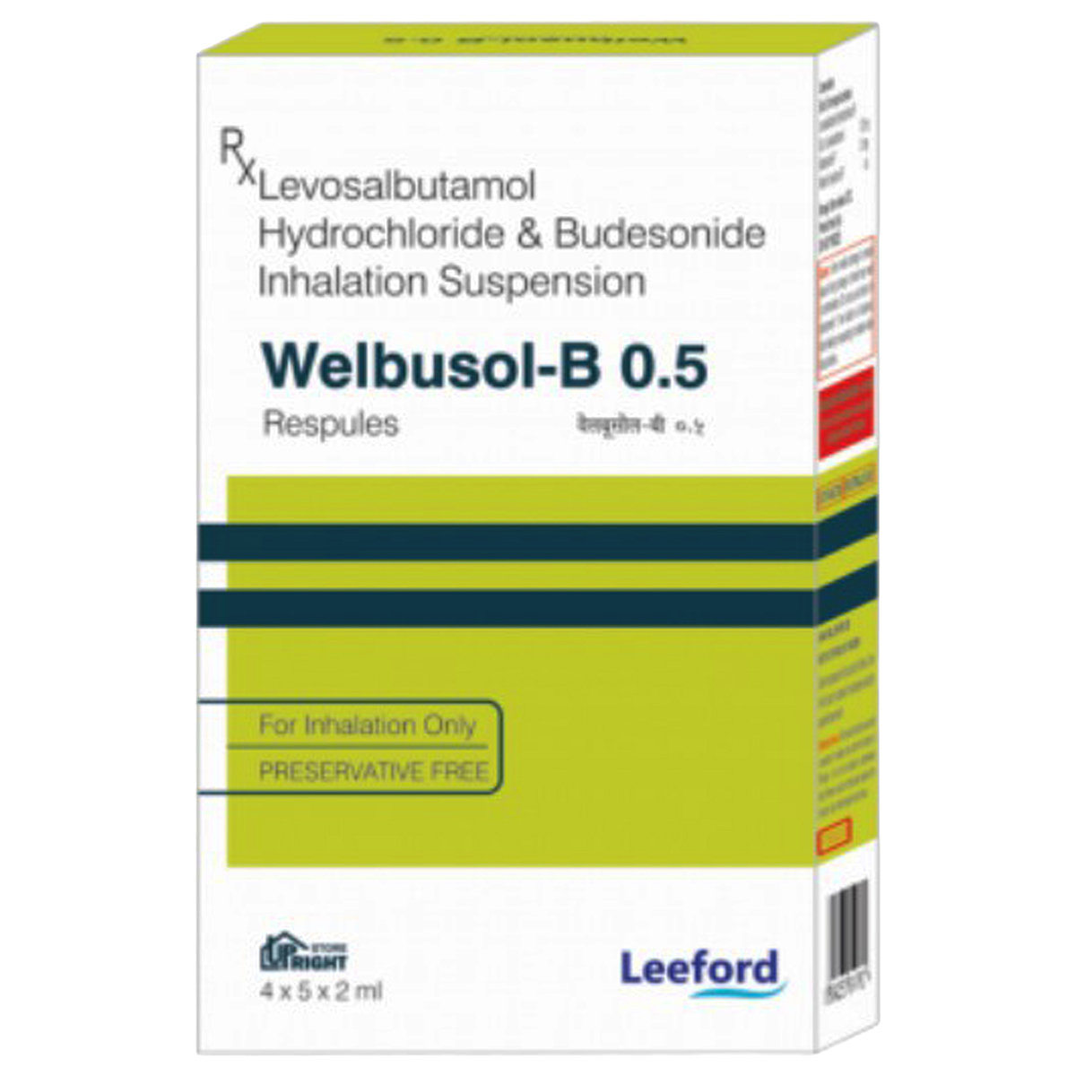 Welbusol-B 0.5 Respules 5x2 ml Welbusol-B 0.5 Respules 5x2 ml