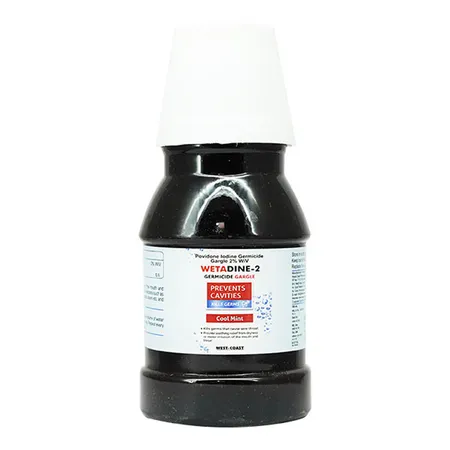 Wetadine- 2% Cool Mint Flavour Gargle 100 ml