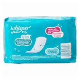 Whisper Maxi Fit Sanitary Pads Regular, 8 Count, Pack of 1