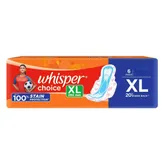 Whisper Choice Wings Sanitary Pads XL, 6 Count, Pack of 1