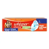 Whisper Choice Sanitary Pads Regular, 7 Count, Pack of 1