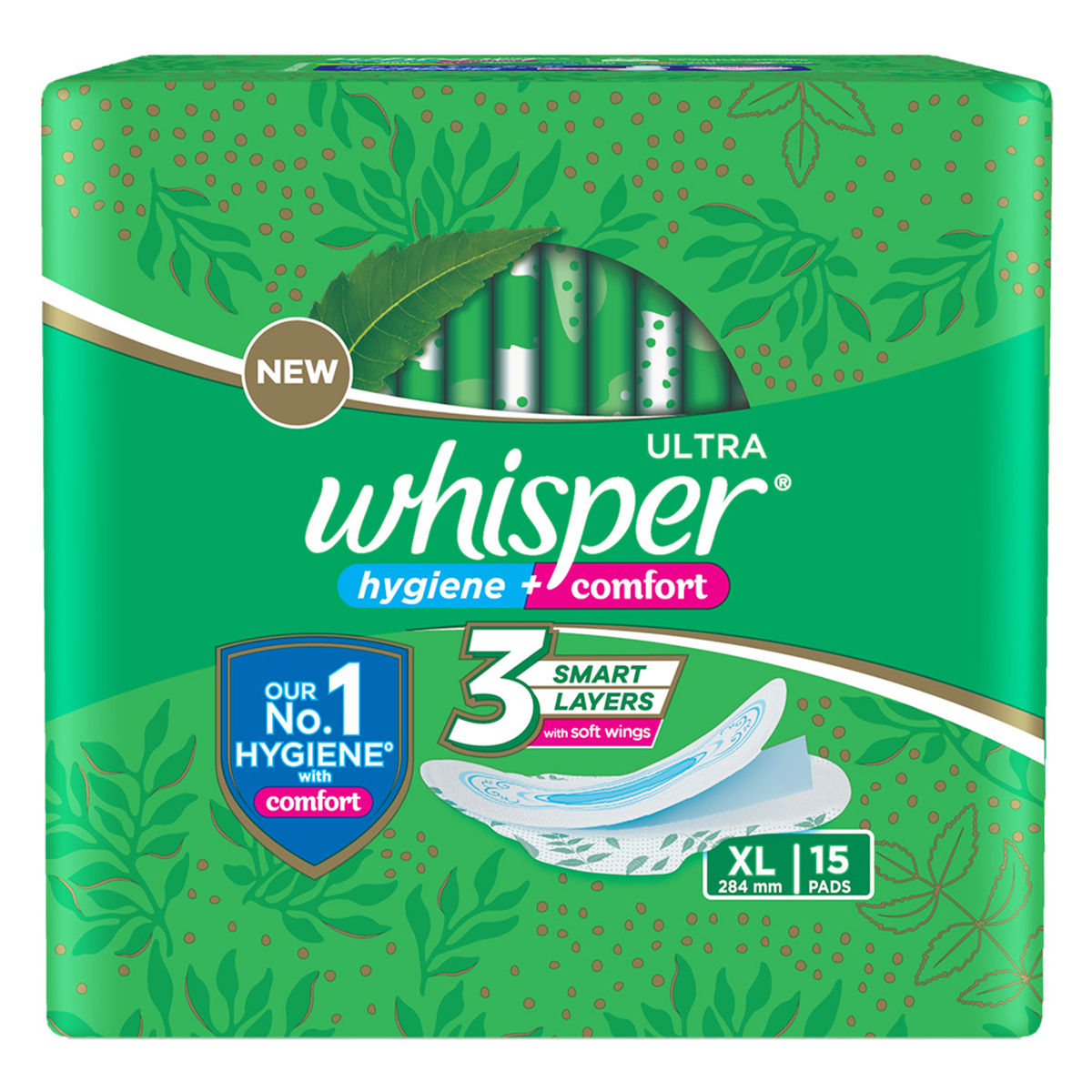 Buy Whisper Ultra Sanitary Pads XL, 15 Count Online