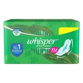 Whisper Ultra Clean Sanitary Pads XL+, 30 Count, Pack of 1