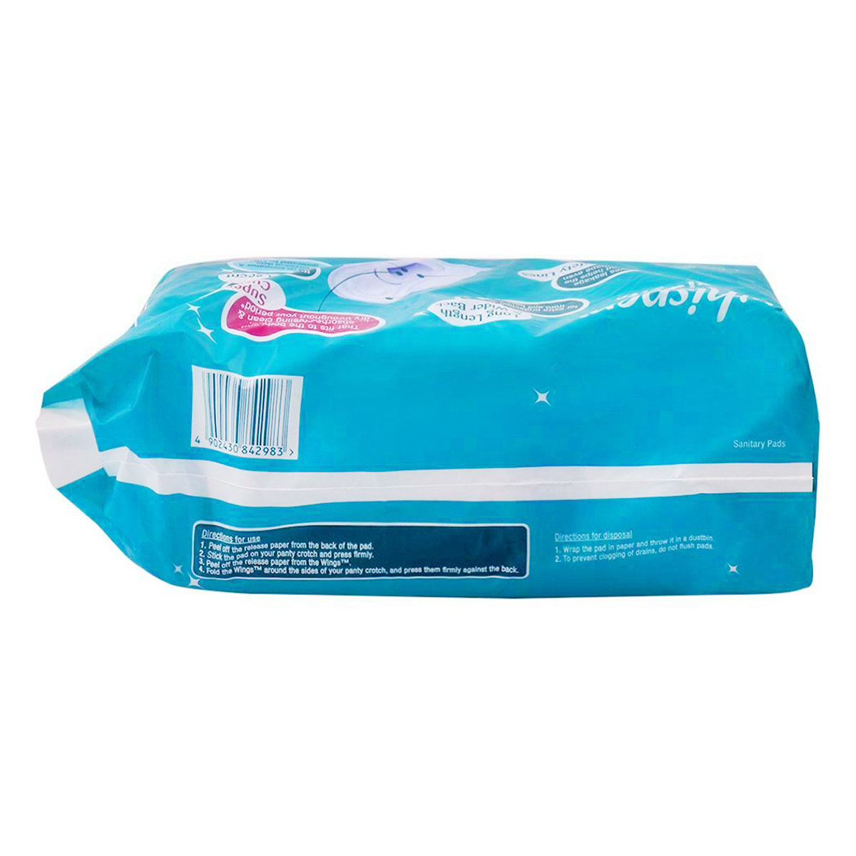 Whisper Max Fit Wings Sanitary Pads Large, 15 Count, Pack of 1 Whisper Max Fit Wings Sanitary Pads Large, 15 Count, Pack of 1