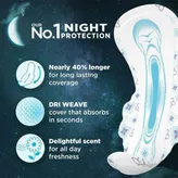 Whisper Ultra Nights Wings Sanitary Pads XL+, 45 Count (Buy 2 Get 1 Free), Pack of 1