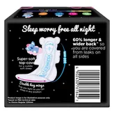Whisper Bindazzz Nights Koala Soft Sanitary Pads XXXL+, 8 Count, Pack of 1