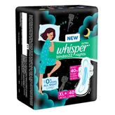 Whisper Ultra Night Sanitary Pads for Women, XL+ 30 Napkins : :  Health & Personal Care