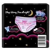 Whisper Bindazzz Nights Period Panty Medium-Large, 6 Count, Pack of 1