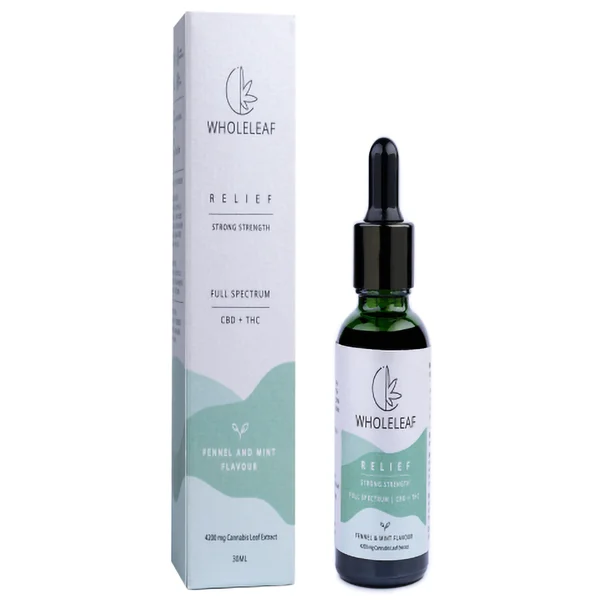 Wholeleaf Full Spectrum Fennel &amp; Mint 4200mg, 30 ml, Pack of 1