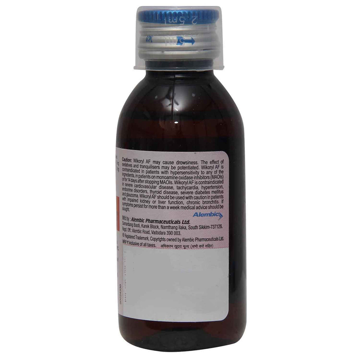 Wikoryl AF Syrup 60 ml Price, Uses, Side Effects, Composition Apollo
